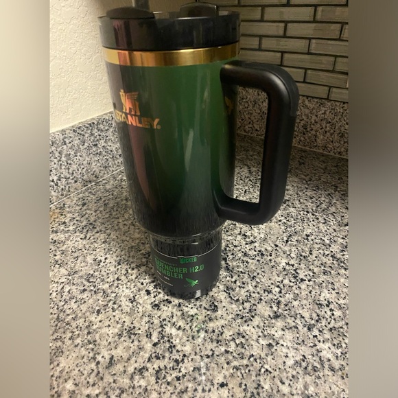 Stanley Wicked Elphaba Green 40oz Stainless Steel H2.0 FlowStateQuencher - Picture 2 of 4